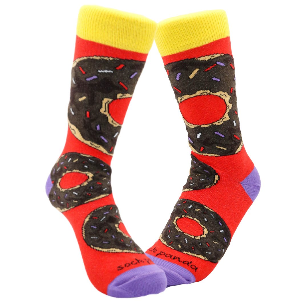Yummy Delicious Donut Socks from the Sock Panda (Adult Small)