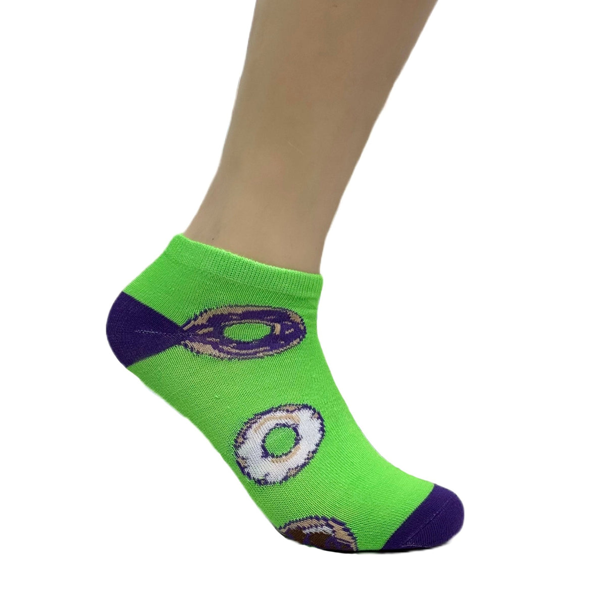 Yummy Donut Ankle Socks (Adult Medium - Women's Shoe Sizes 5 - 10)