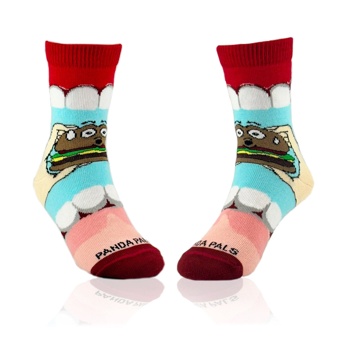 Yummy Hamburger Socks from the Sock Panda (Ages 3 - 7)
