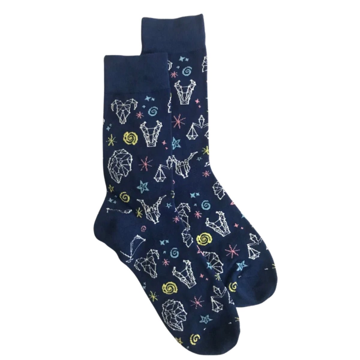Zodiac Star Pattern Socks from the Sock Panda (Adult Large - Men's Shoe Sizes 8 - 12)