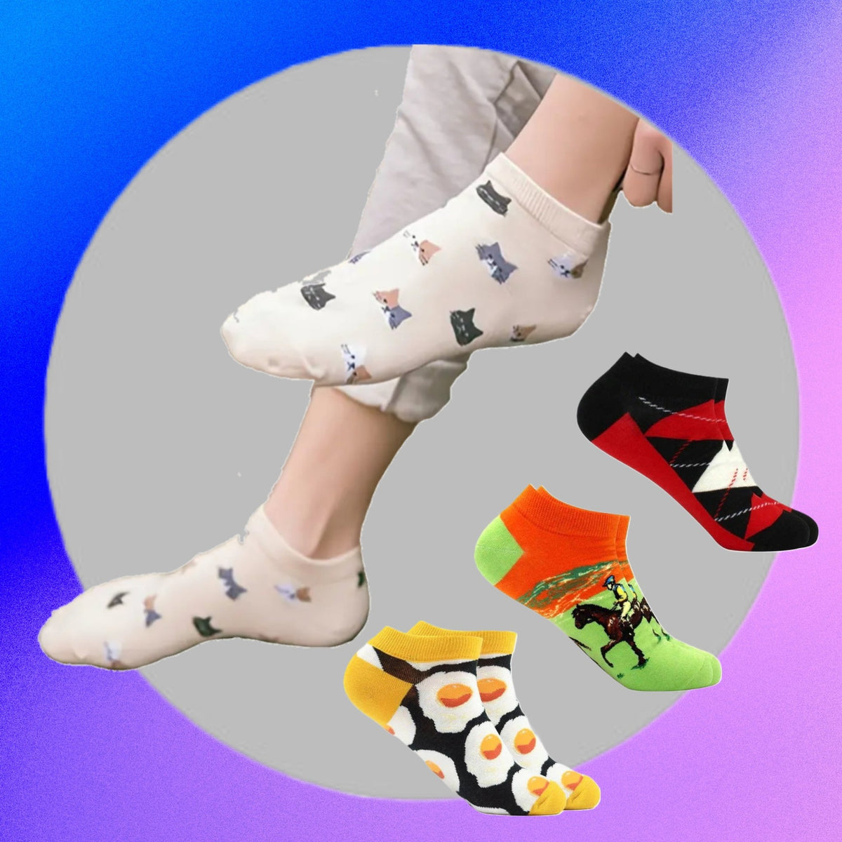 Ankle Sock Subscription (Two Pairs)