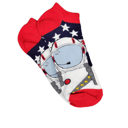 Astronaut Ankle Socks (Adult Large - Men's Shoe Sizes 8 - 12)