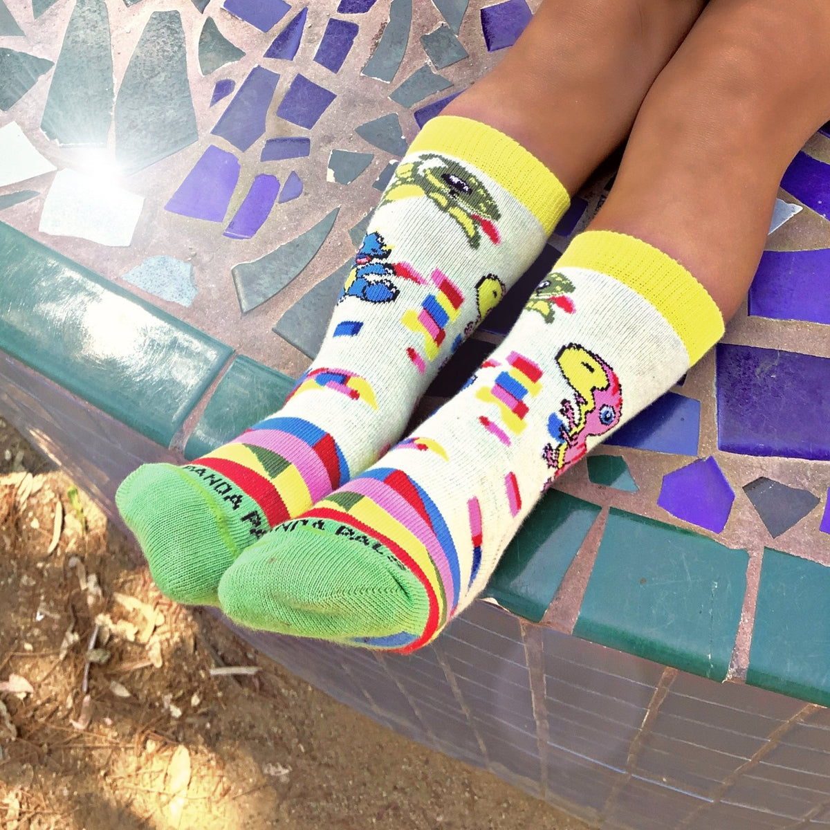 Baby Dinosaurs Socks (Set of Two) (Ages 3 - 7)