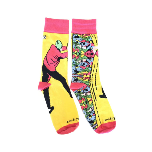 Behind the Fabric (Street Art) Socks from the Sock Panda