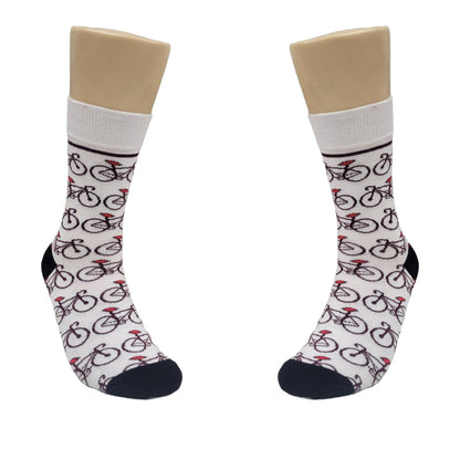 Bicycle Pattern Socks from the Sock Panda (Adult Small - Shoe Sizes 2 - 5)