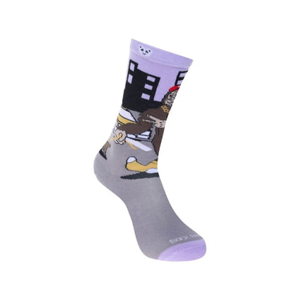 Big Foot Goes Hollywood Socks (Adult Medium - Women's Shoe Sizes 5 - 10)