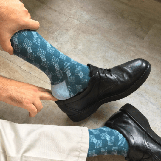 Bow Tie Pattern Socks from the Sock Panda