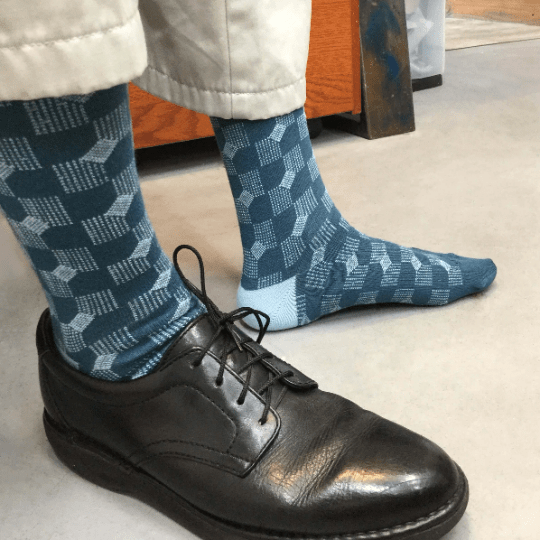 Bow Tie Pattern Socks from the Sock Panda