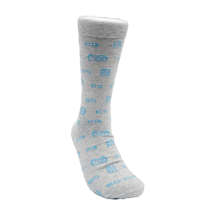 Camera Patterned Socks from the Sock Panda (Adult Large - Men's Shoe Sizes 8 - 12)