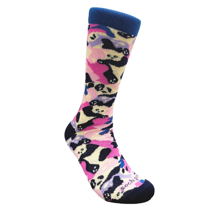 Camouflage Panda Socks from the Sock Panda (Adult Medium - Women's Shoe Sizes 5 - 10)