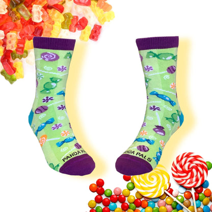 Candy Party Socks (Ages 3 - 7) from the Sock Panda
