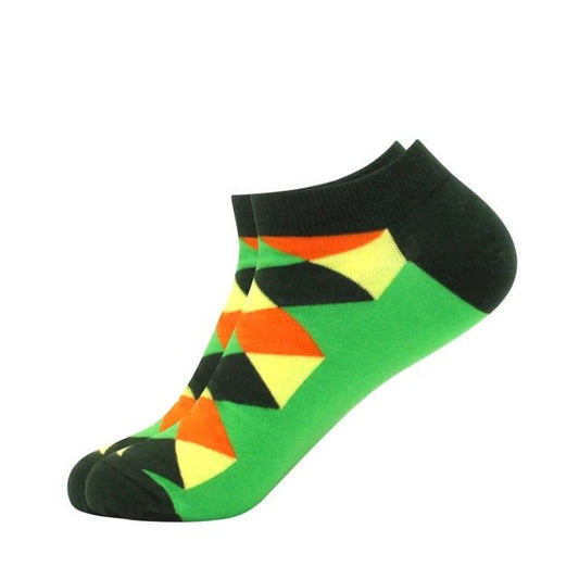 Colorful Argyle Ankle Socks (Adult Large - Men's Shoe Sizes 8 - 12) from the Sock Panda