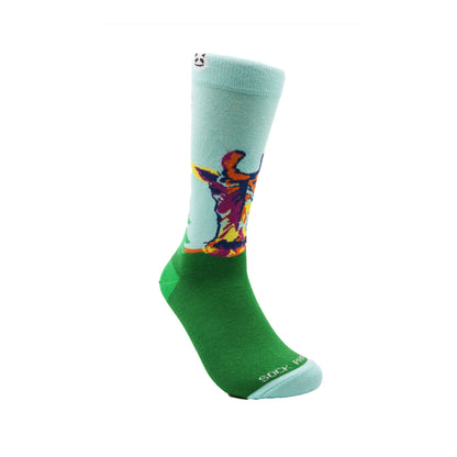 Curious Giraffe Socks from the Sock Panda
