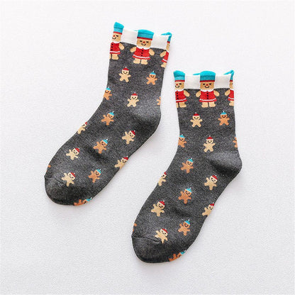 Cute Holiday Pattern Socks (Adult Medium - Women's Shoe Sizes 5 - 10)