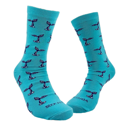 Dolphin Tails Pattern Socks from the Sock Panda (Adult Medium - Women's Shoe Sizes 5 - 10)