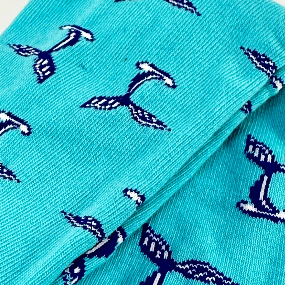 Dolphin Tails Pattern Socks from the Sock Panda (Adult Medium - Women's Shoe Sizes 5 - 10)