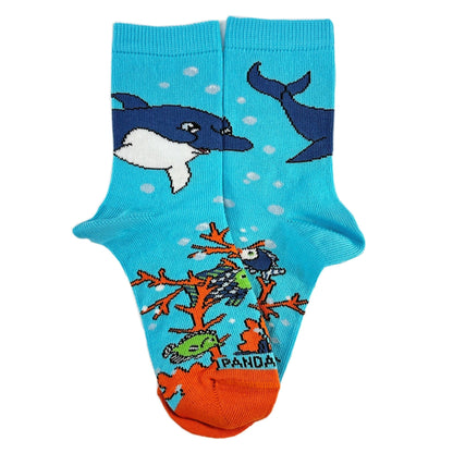 Dolphins in the Ocean Socks from the Sock Panda (Ages 3 - 7)