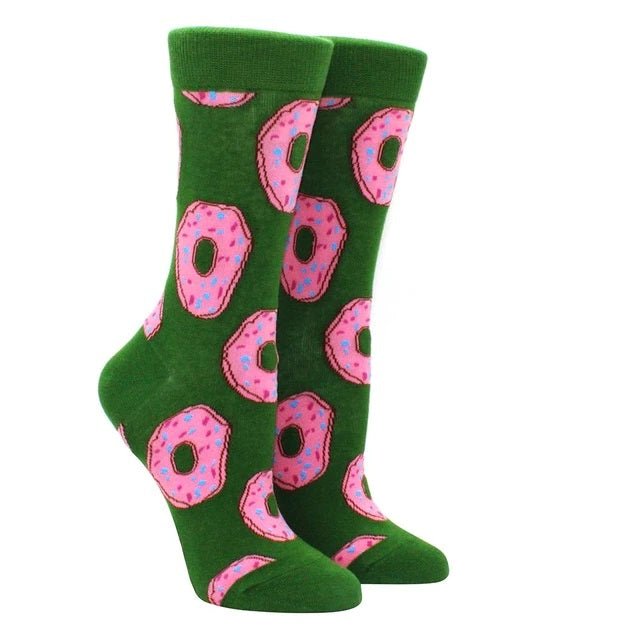 Donut Socks from the Sock Panda (Adult Medium - Women's Shoe Sizes 5 - 10)