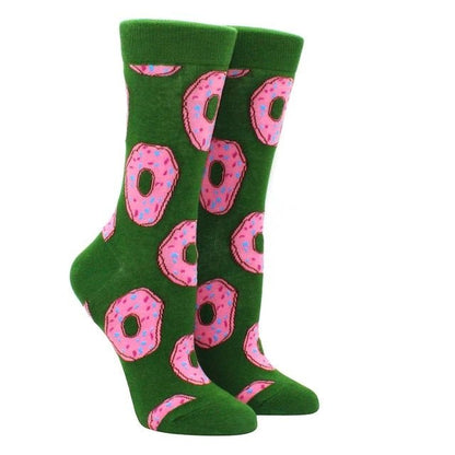 Donut Socks from the Sock Panda (Adult Medium - Women's Shoe Sizes 5 - 10)