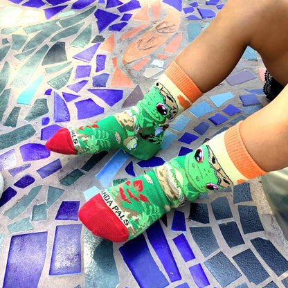 Egg Shell Baby Dinosaur Socks (Ages 3 - 7) from the Sock Panda