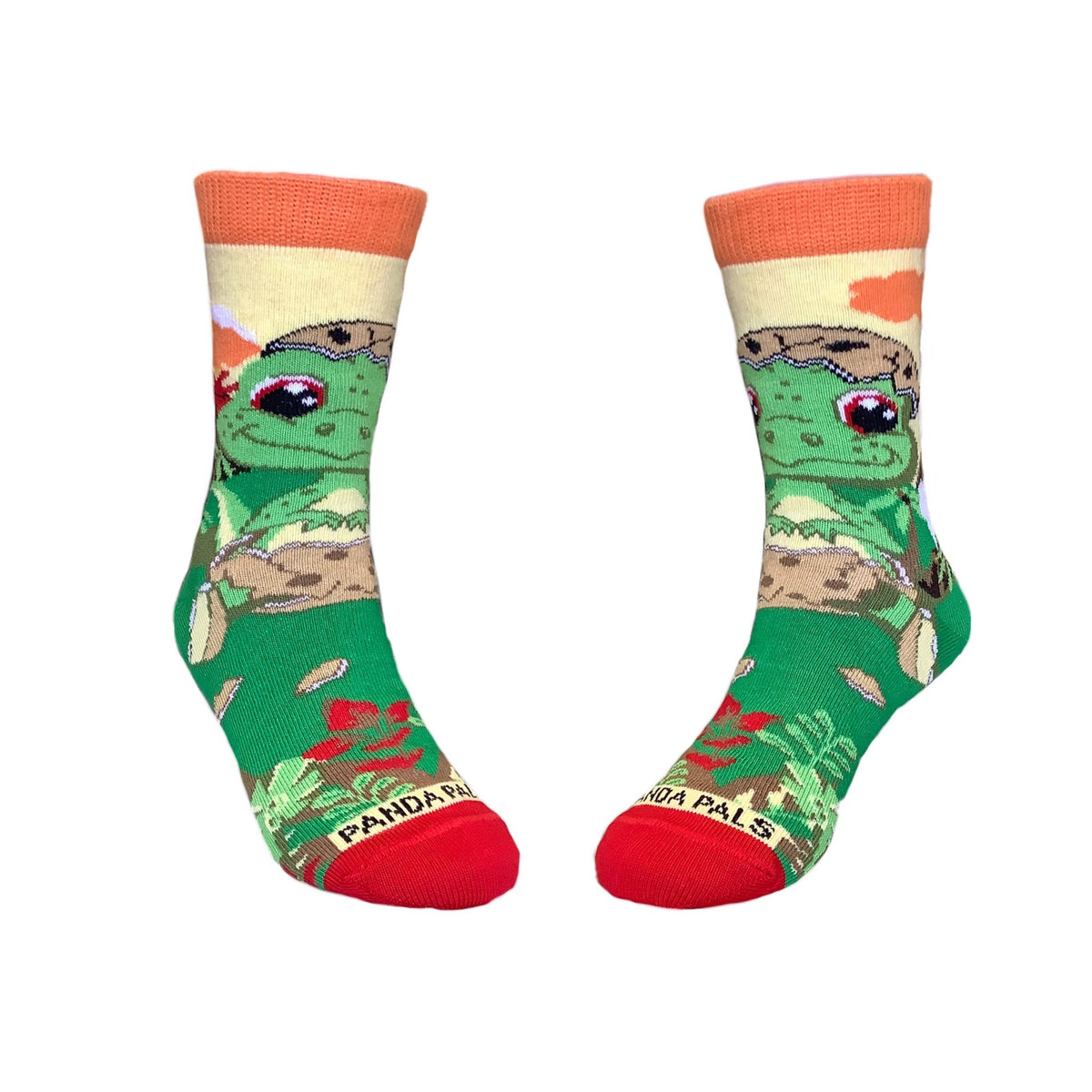 Egg Shell Baby Dinosaur Socks (Ages 3 - 7) from the Sock Panda