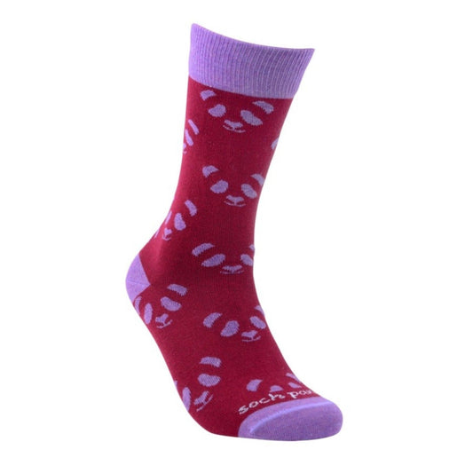 Fantastic Panda Pattern Tween Socks (Adult Small - Shoe Sizes 2 - 5)