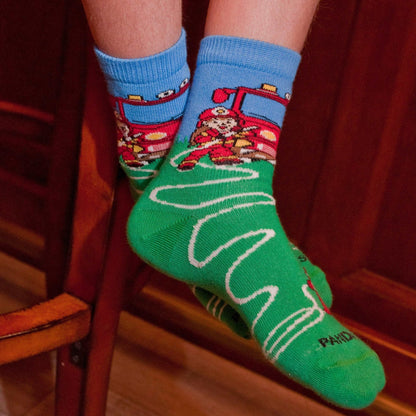 Fire Fighters and Truck Socks (Ages 3 - 7)