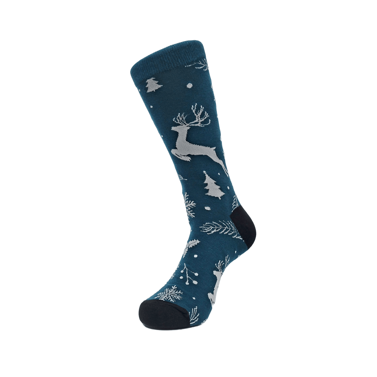 Frolicking Reindeer Socks from the Sock Panda (Adult Large - Men's Shoe Sizes 8 - 12)