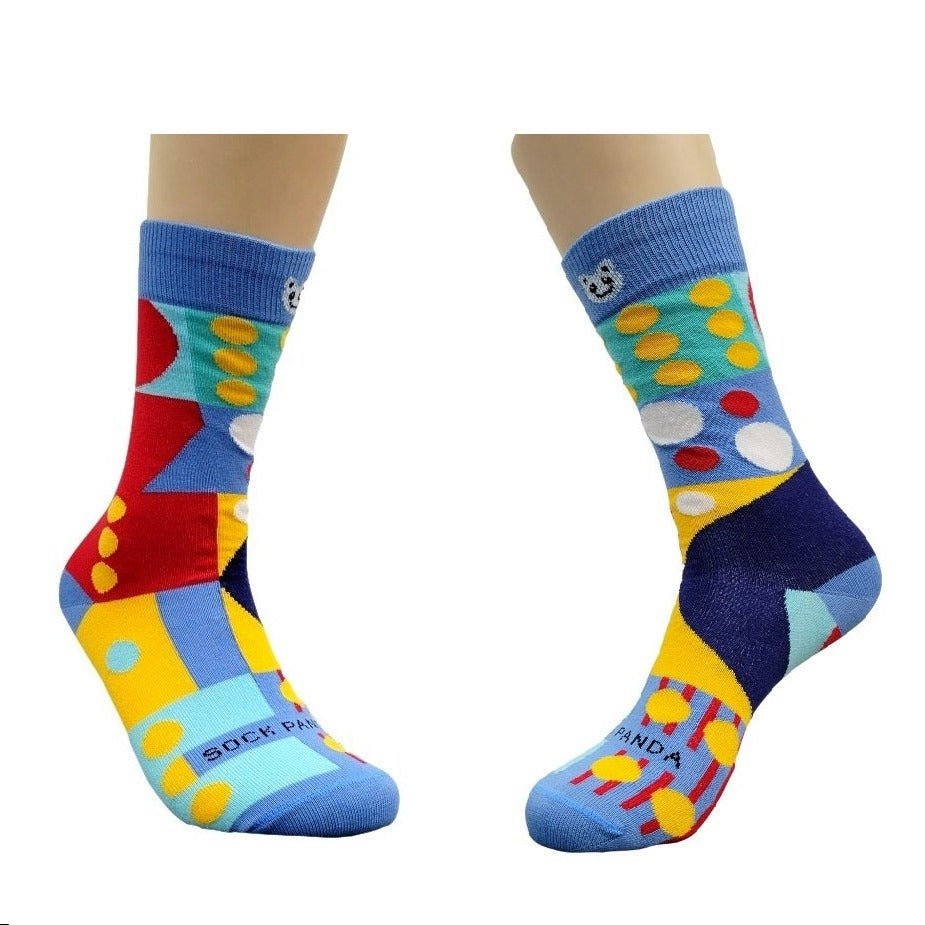 Fun Abstract Geometric Pattern Socks from the Sock Panda (Adult Small - Shoe Sizes 2 - 5)