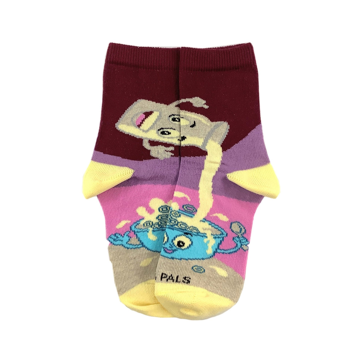 Fun Cereal and Milk Sock (Ages 3 - 7) from the Sock Panda