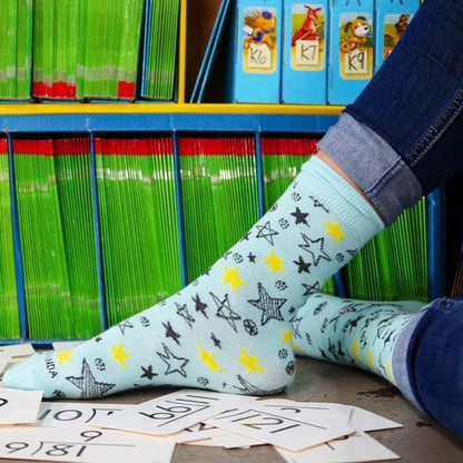 Fun Star Pattern Socks from the Sock Panda