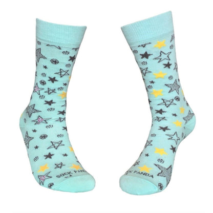 Fun Star Pattern Socks from the Sock Panda