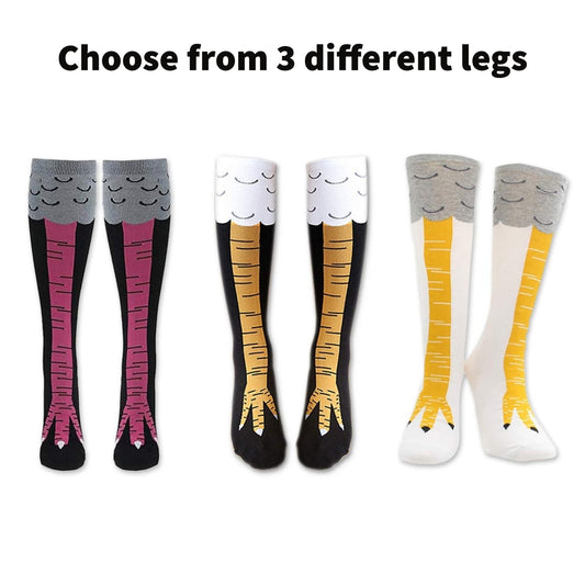 Funny Chicken Leg Socks (Knee High)