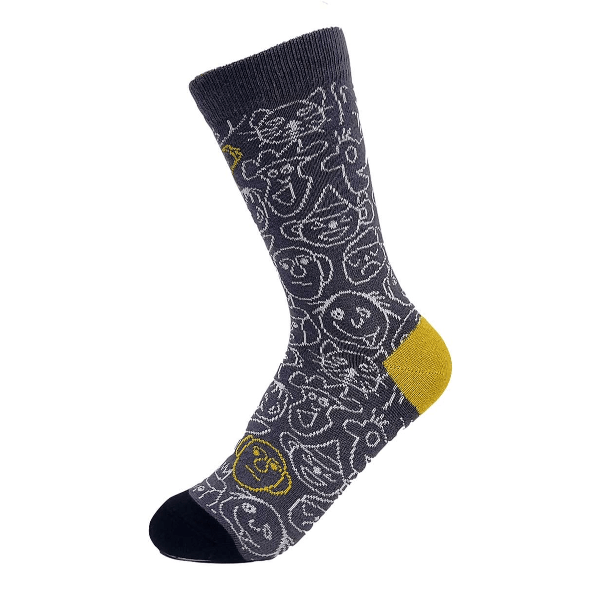 Funny Faces Socks from the Sock Panda (Adult Small - Shoe Sizes 2 - 5)