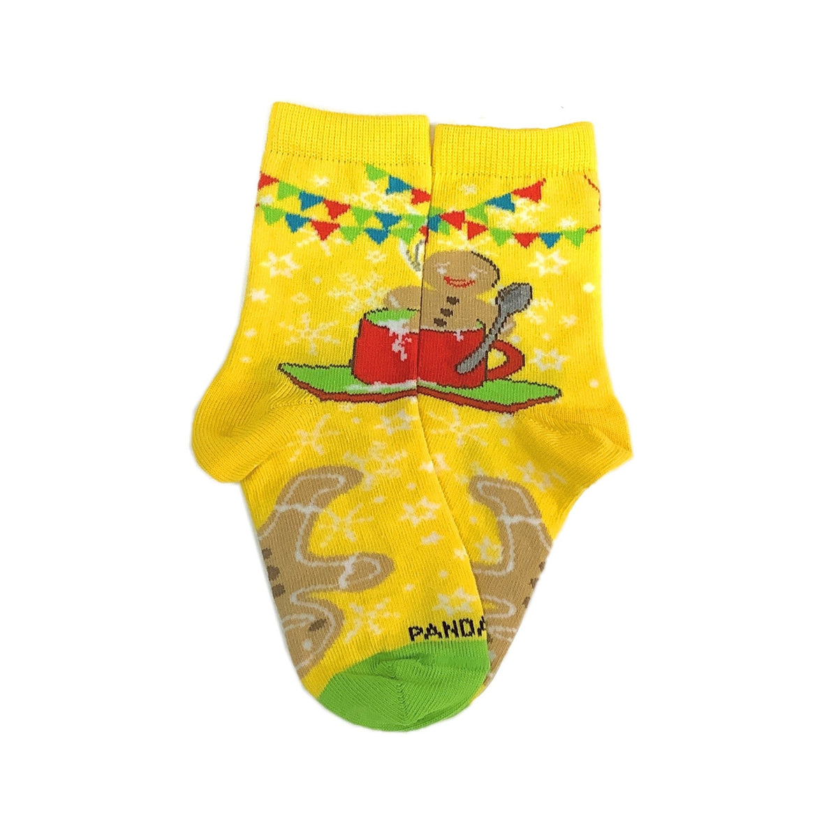 Gingerbread Man Sock Set for Kids (Ages 3 - 7)