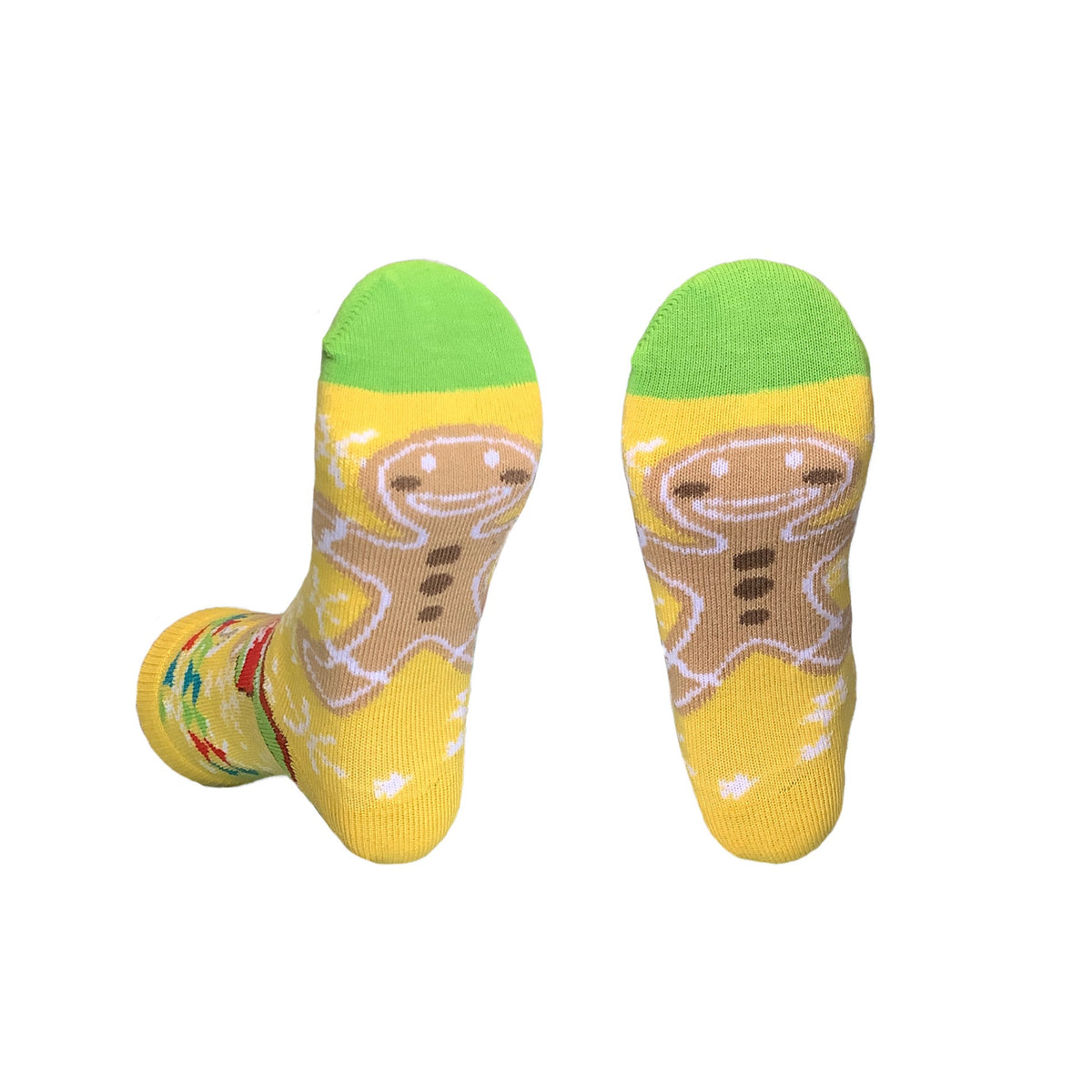 Gingerbread Man Sock Set for Kids (Ages 3 - 7)