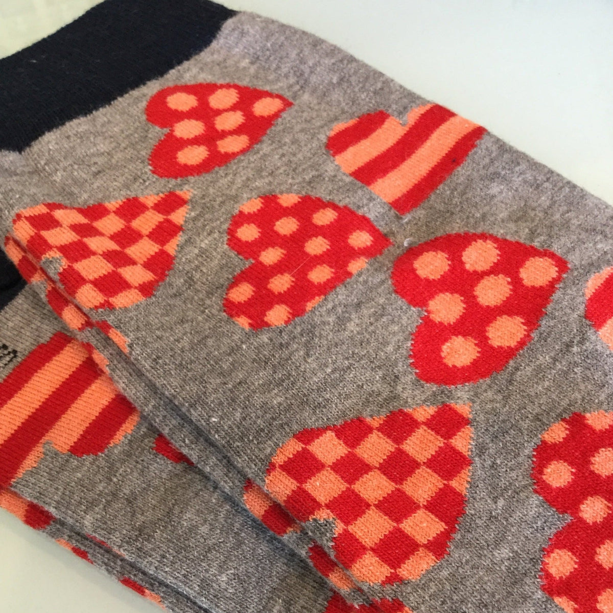 Heart Pattern Socks (Love) from the Sock Panda (Adult Medium - Women's Shoe Sizes 5 - 10)