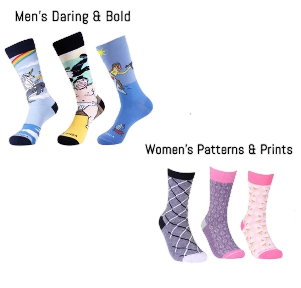 (Hers and His Sized or They) Mixed Sock Subscription