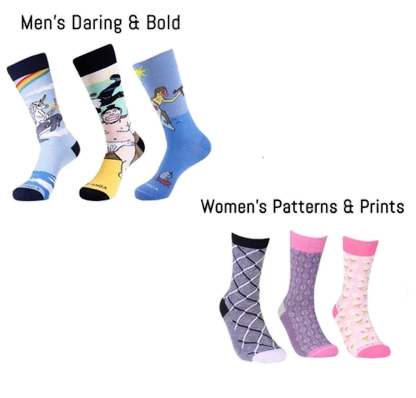 (Hers and His Sized or They) Mixed Sock Subscription
