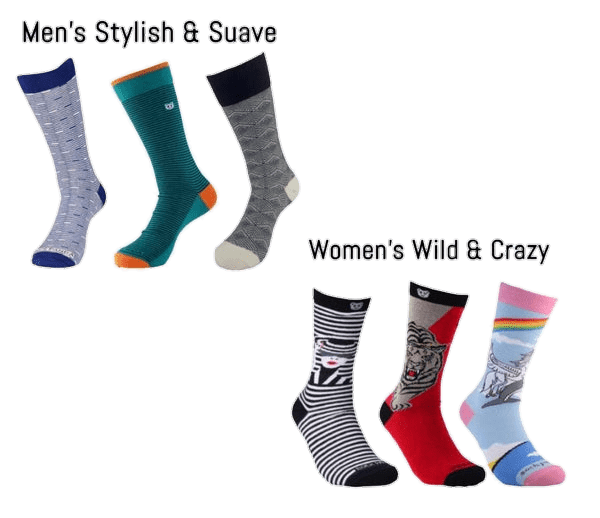 (Hers and His Sized or They) Mixed Sock Subscription