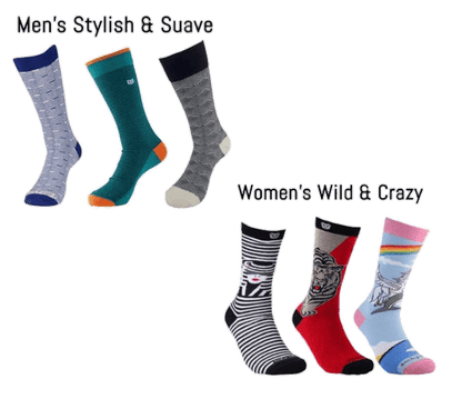 (Hers and His Sized or They) Mixed Sock Subscription