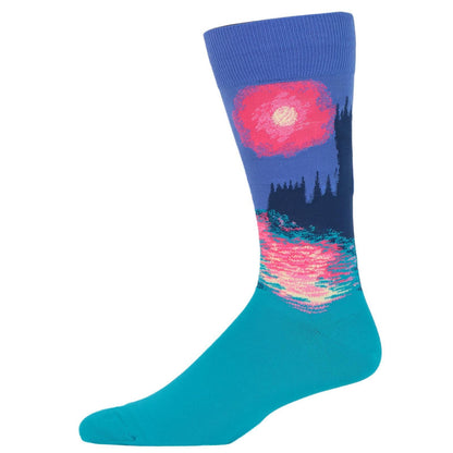 House of Parliament at Sunset Art Socks (Adult Large - Men's Shoe Sizes 8 - 12)