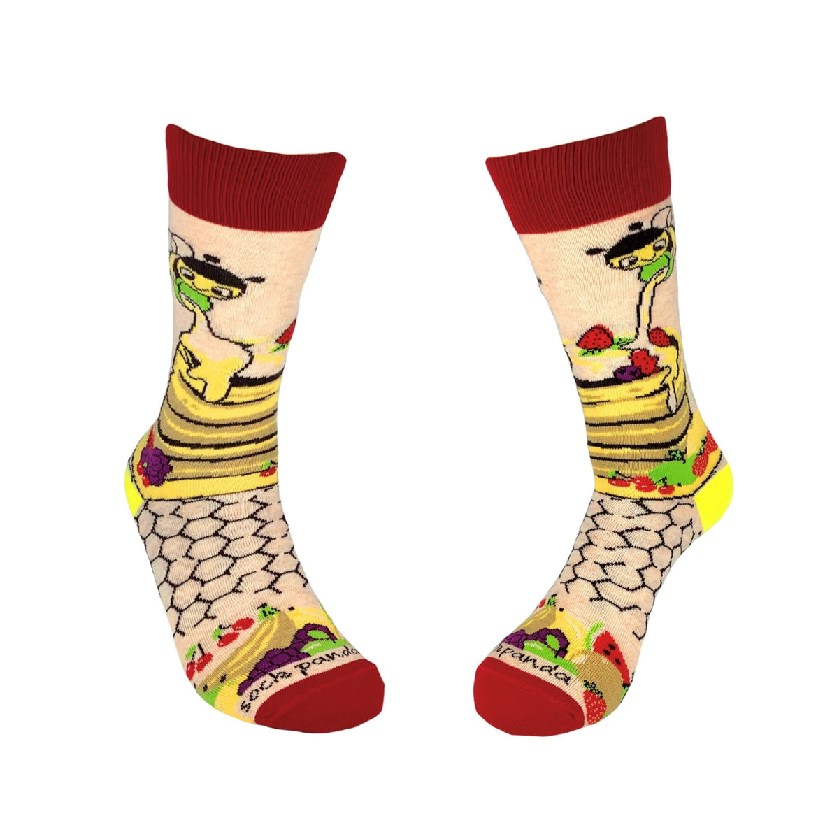 How Do You Like Your Pancakes Socks from the Sock Panda