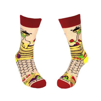 How Do You Like Your Pancakes Socks from the Sock Panda