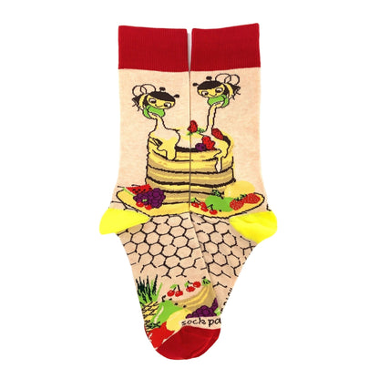 How Do You Like Your Pancakes Socks from the Sock Panda