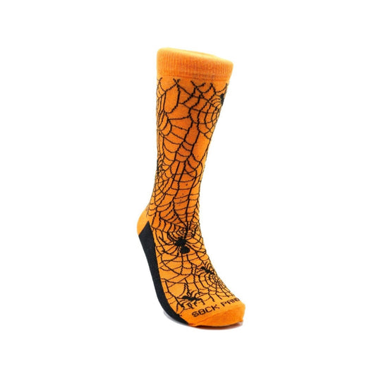 Intricate Spiderweb Pattern Socks (With Spider)