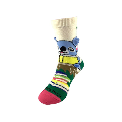 Koala Reading a Book Socks from the Sock Panda (Ages 3 - 7)