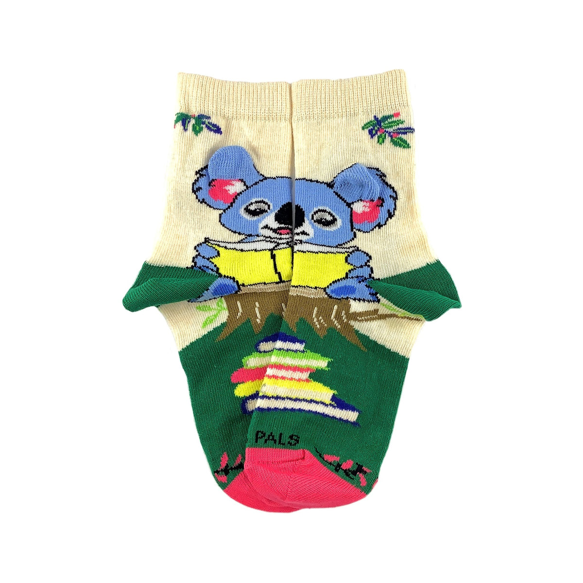 Koala Reading a Book Socks from the Sock Panda (Ages 3 - 7)