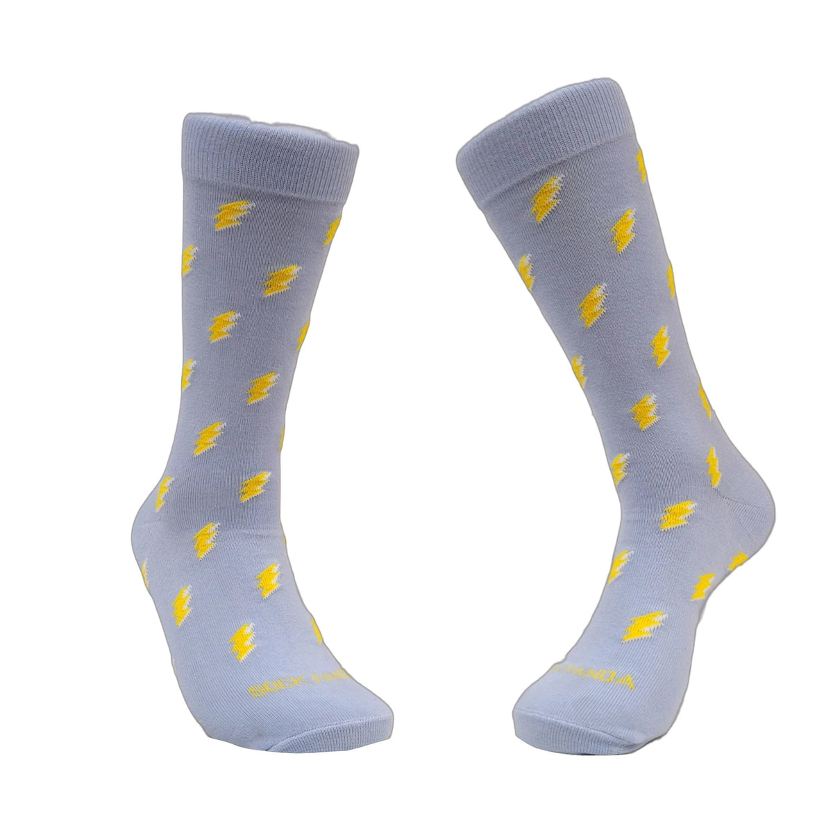 Lightning Bolt Patterned Socks from the Sock Panda (Adult Large - Men's Shoe Sizes 8 - 12)