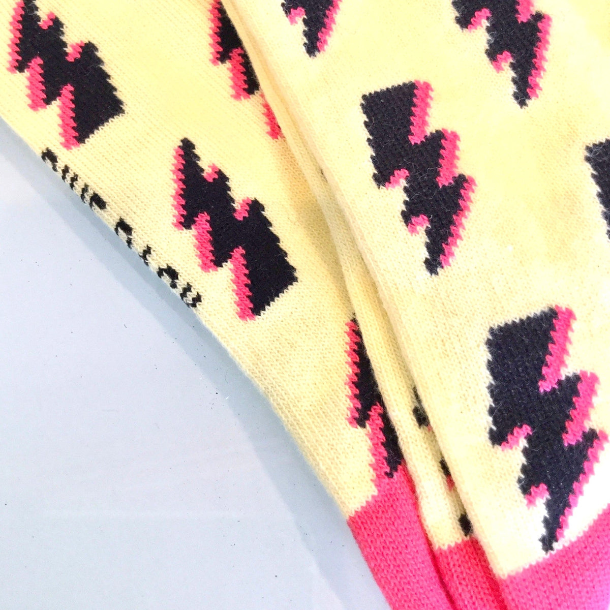 Lightning Bolts Socks (Adult Medium - Women's Shoe Sizes 5 - 10)